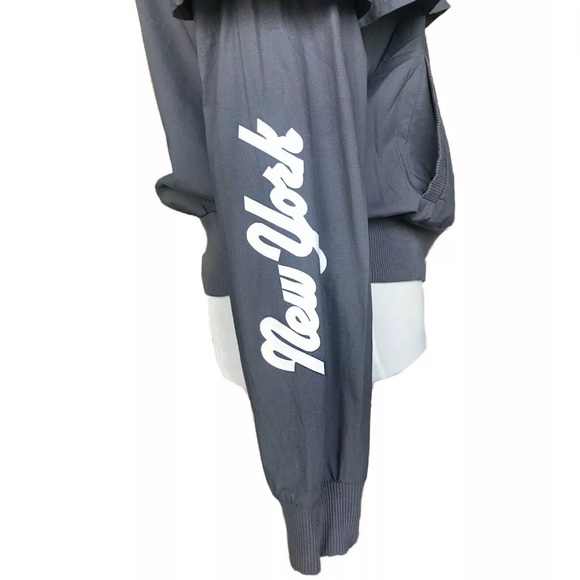 NY Mets Jacket w/ruffle & Silver glitter logos S - Picture 11 of 12